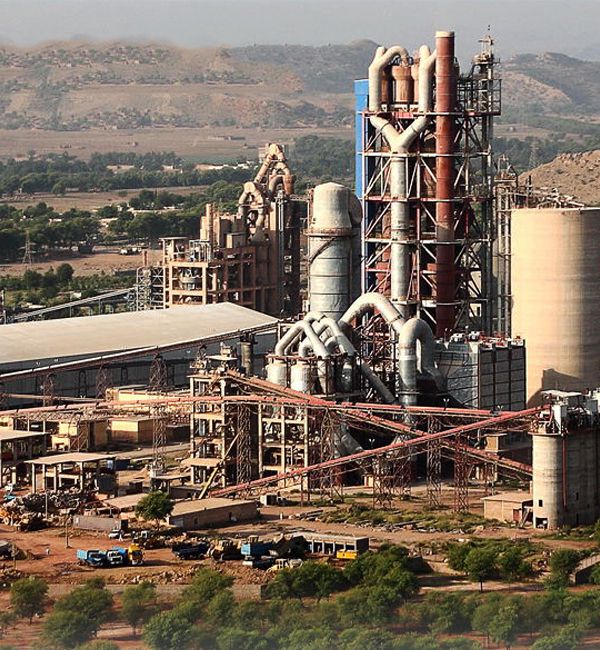 Ligne de production de ciment avec une capacité de 7800 t/j pour Kohat au Pakistan